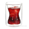 Bicchieri in vetro borosilicato a doppio strato per vino